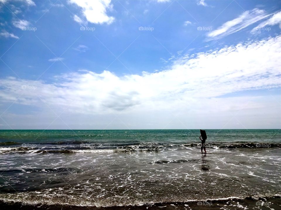 Beach in Ecuador