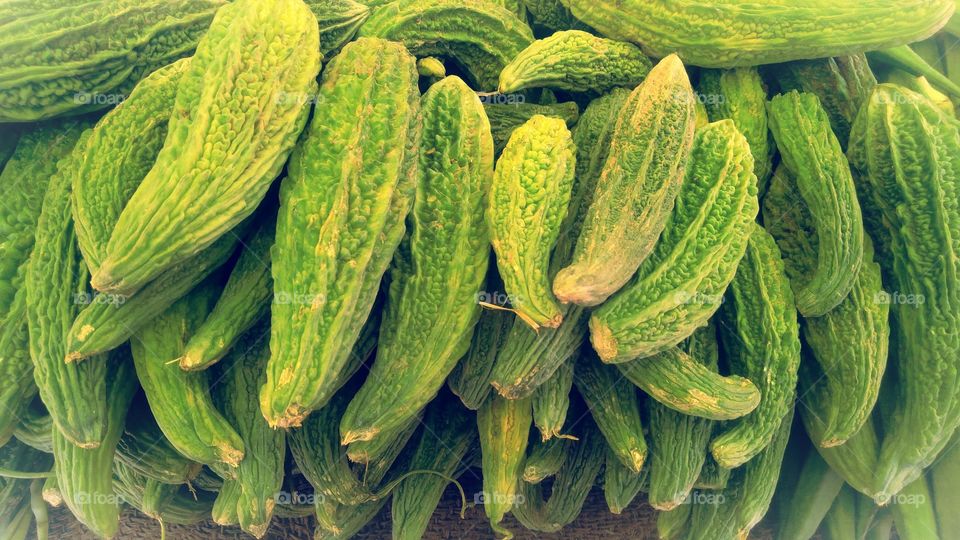 Natural Vegetable Bitter Gourd UP India Chakia Chandauli