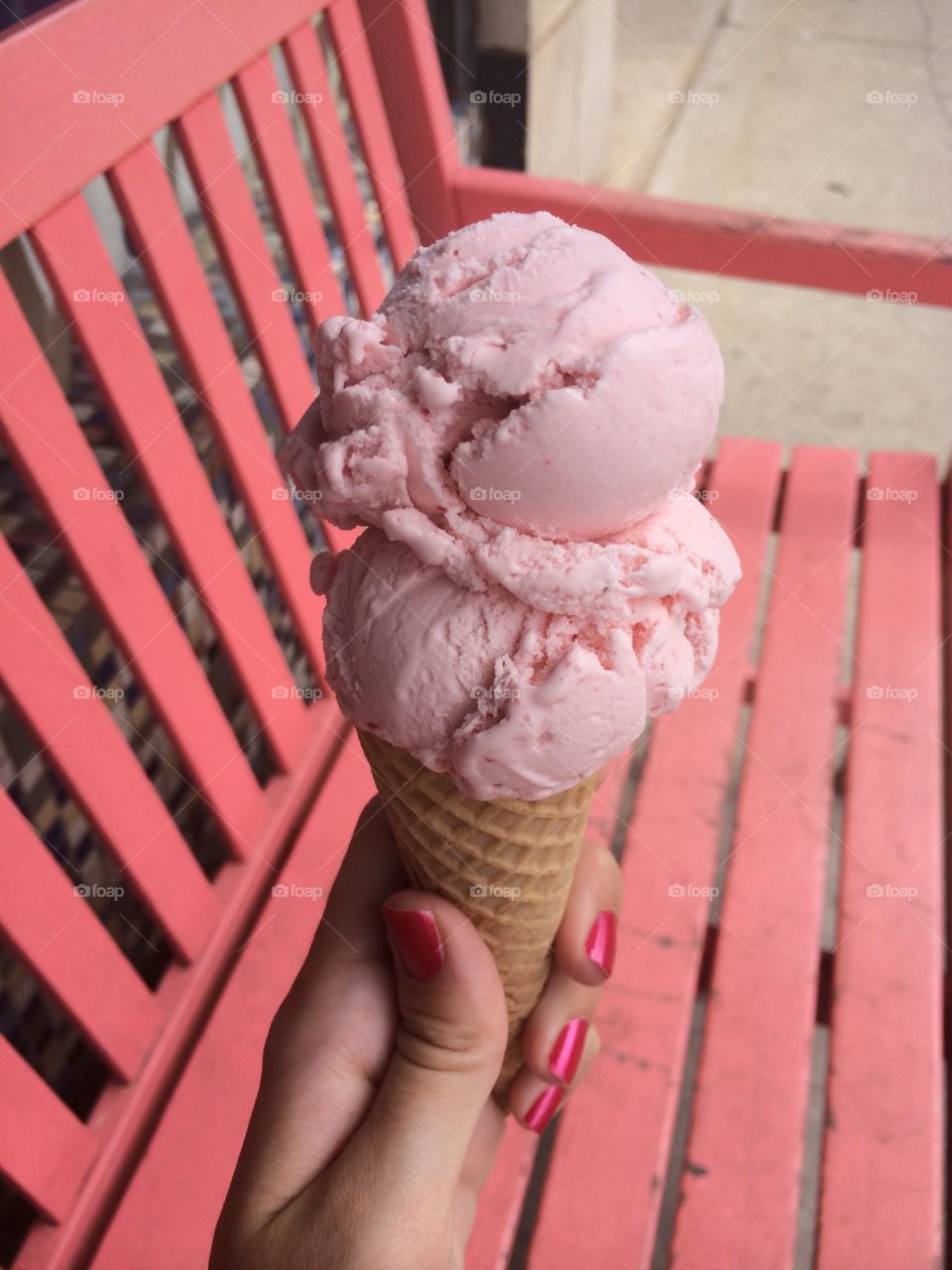 Pretty in Pink 2. Taken at Bobtail Ice Cream in Chicago 