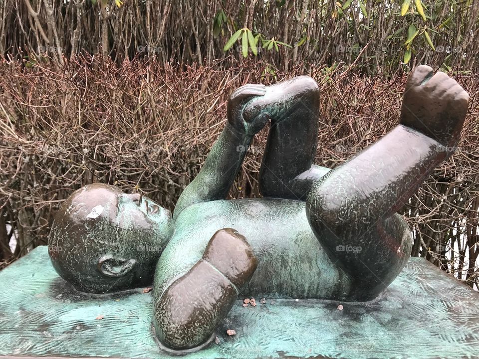 Statue at Frogner Park 