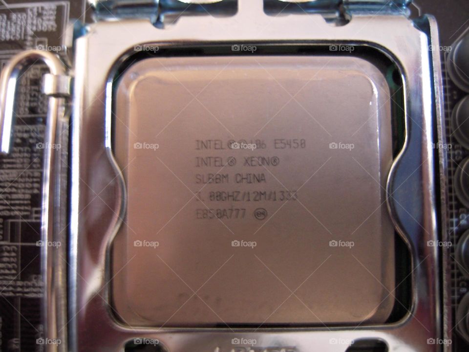 Xeon big Cpu top surface