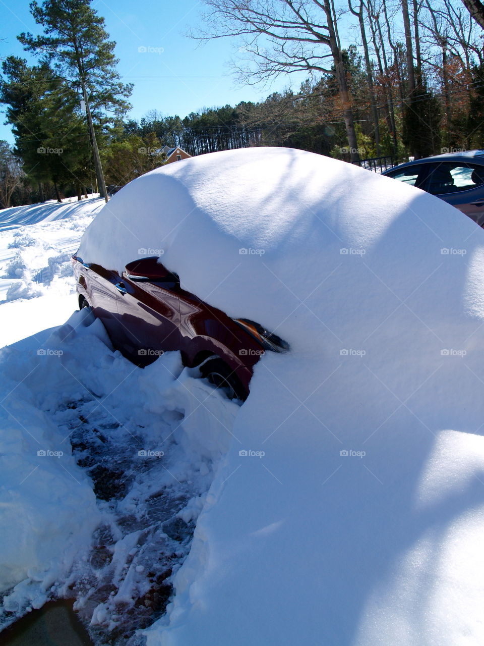 Car in the snow