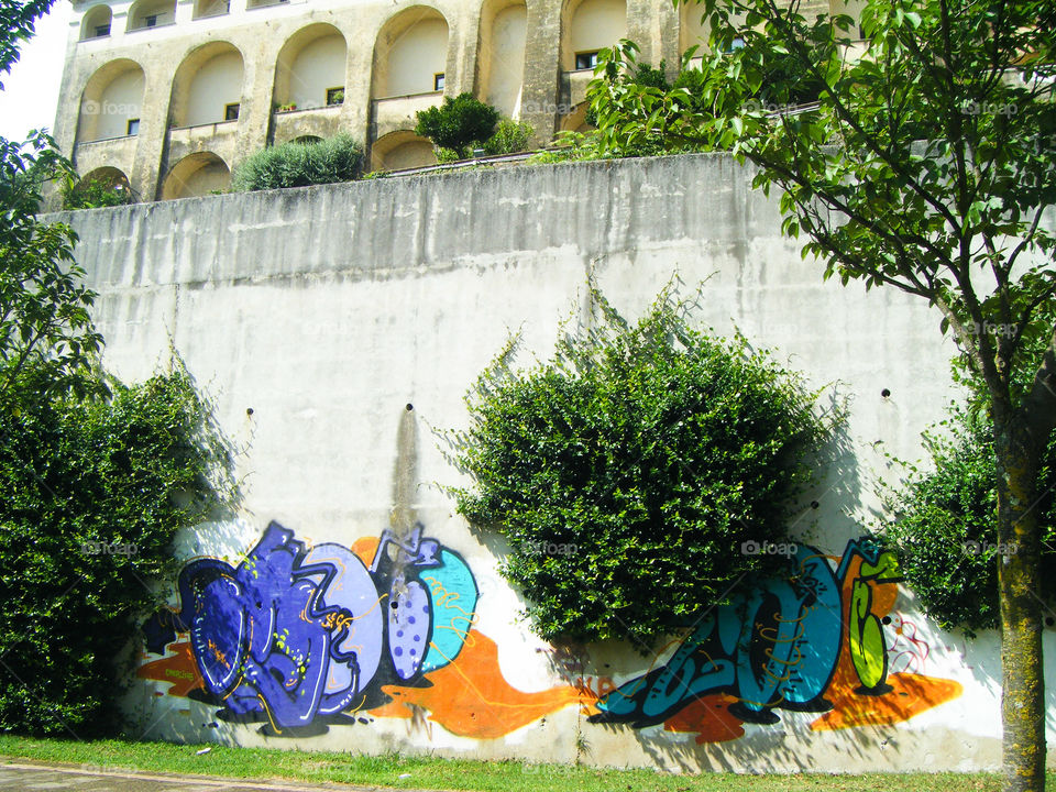 Old convent, new graffiti