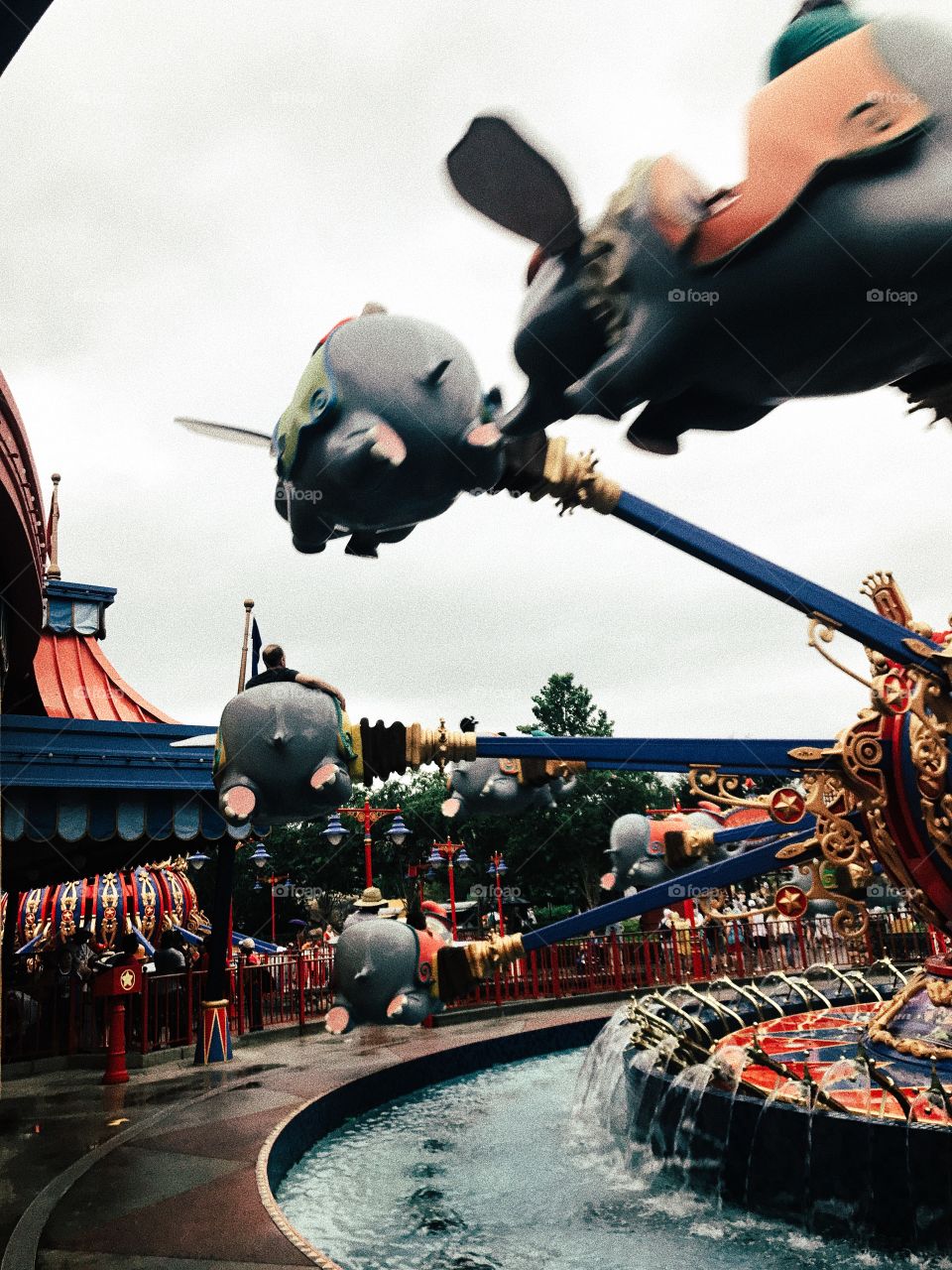 Dumbo ride at Magic Kingdom