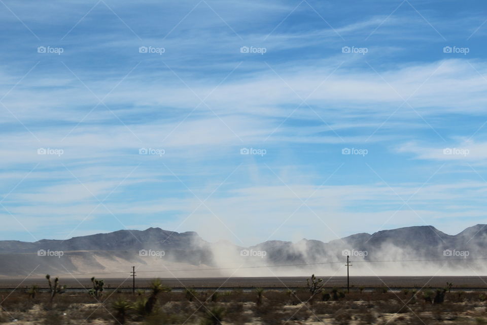 desert dust storm