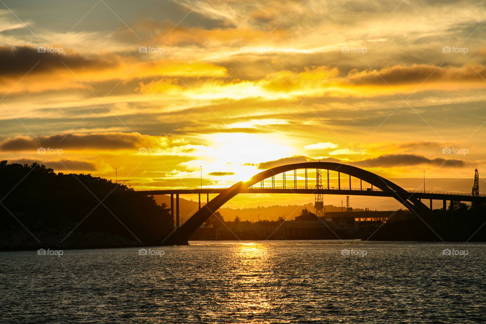 Bridge in Stavanger, Norway. 