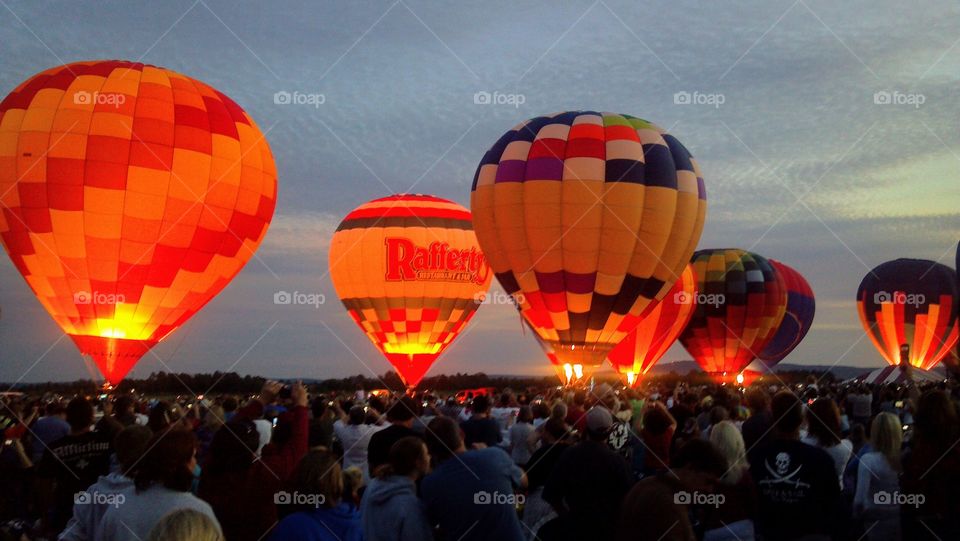 Hot air balloon festival