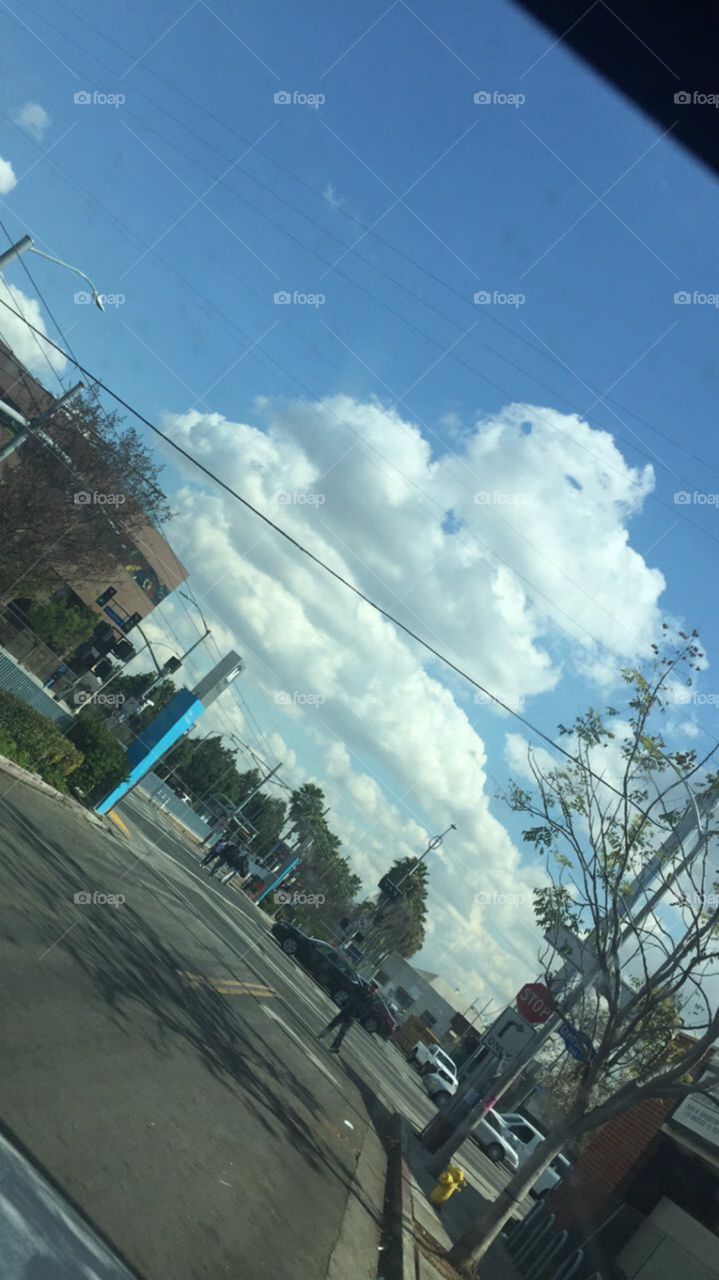 Cloud in Los Angeles. 