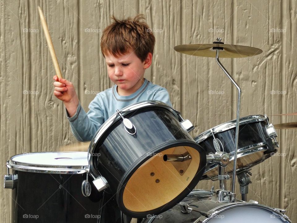 Rocking Out On The Drums