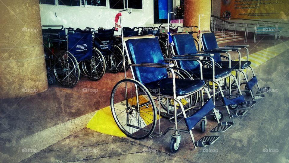 wheelchai for  patient in hospital