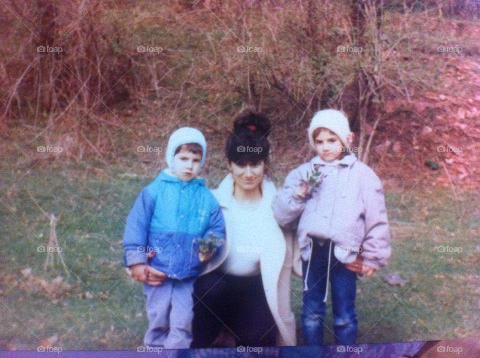 With my kids, years ago