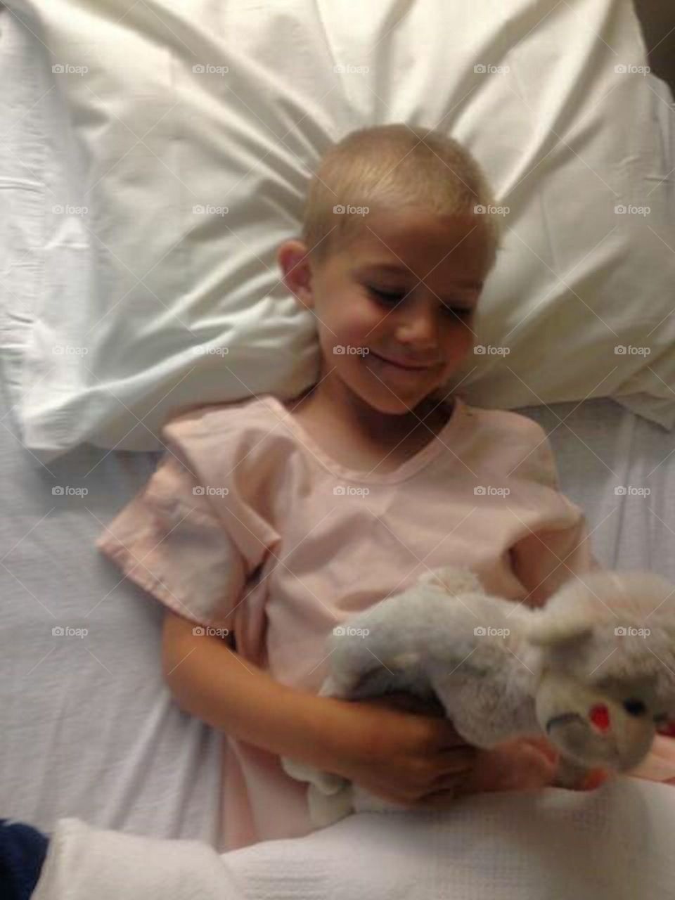 Get Well. Waiting before surgery in the hospital.