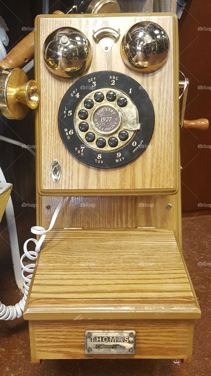 a Thomas Edison telephone