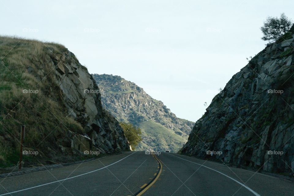 Road in the mountains