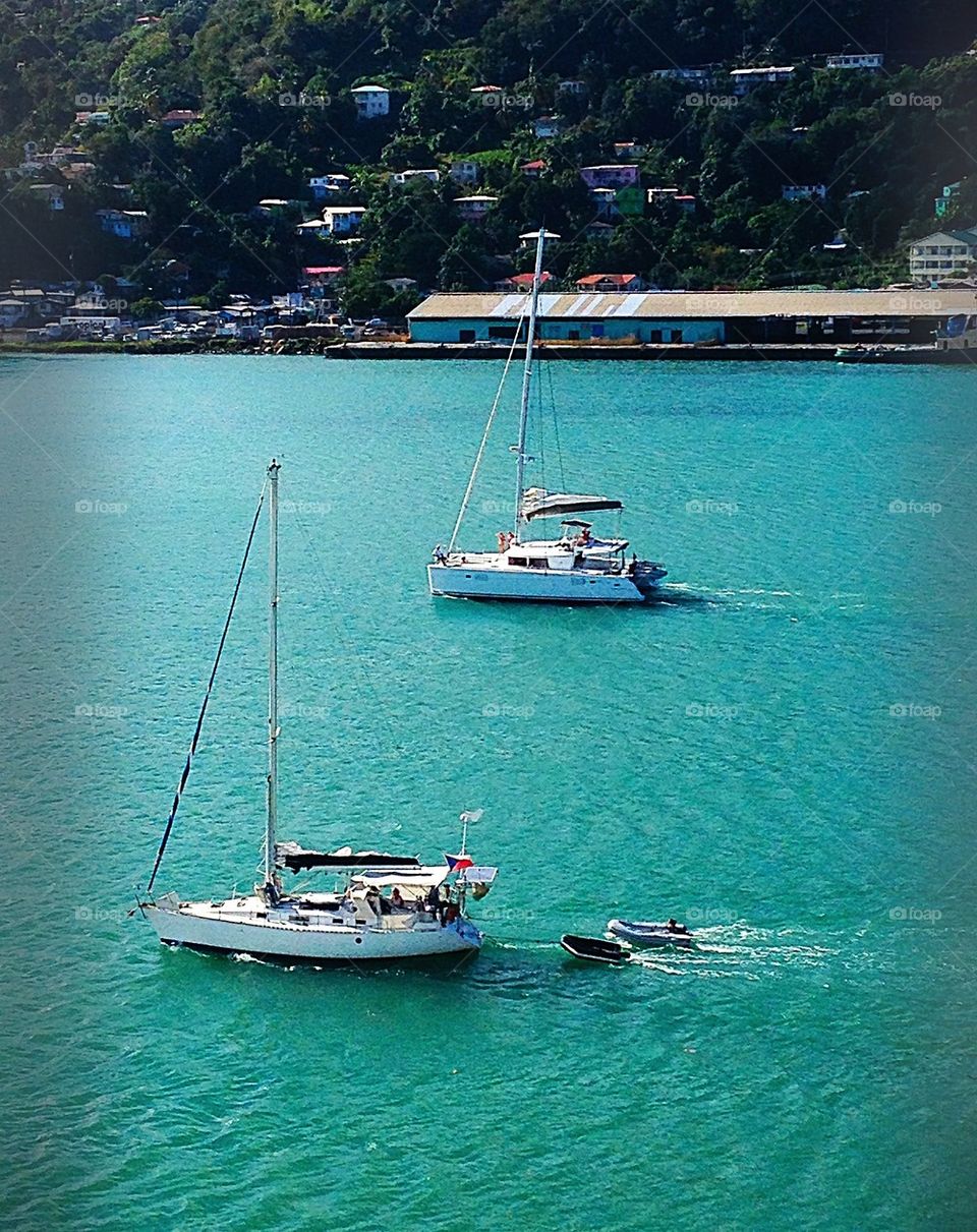 Sailing in the West Indies 