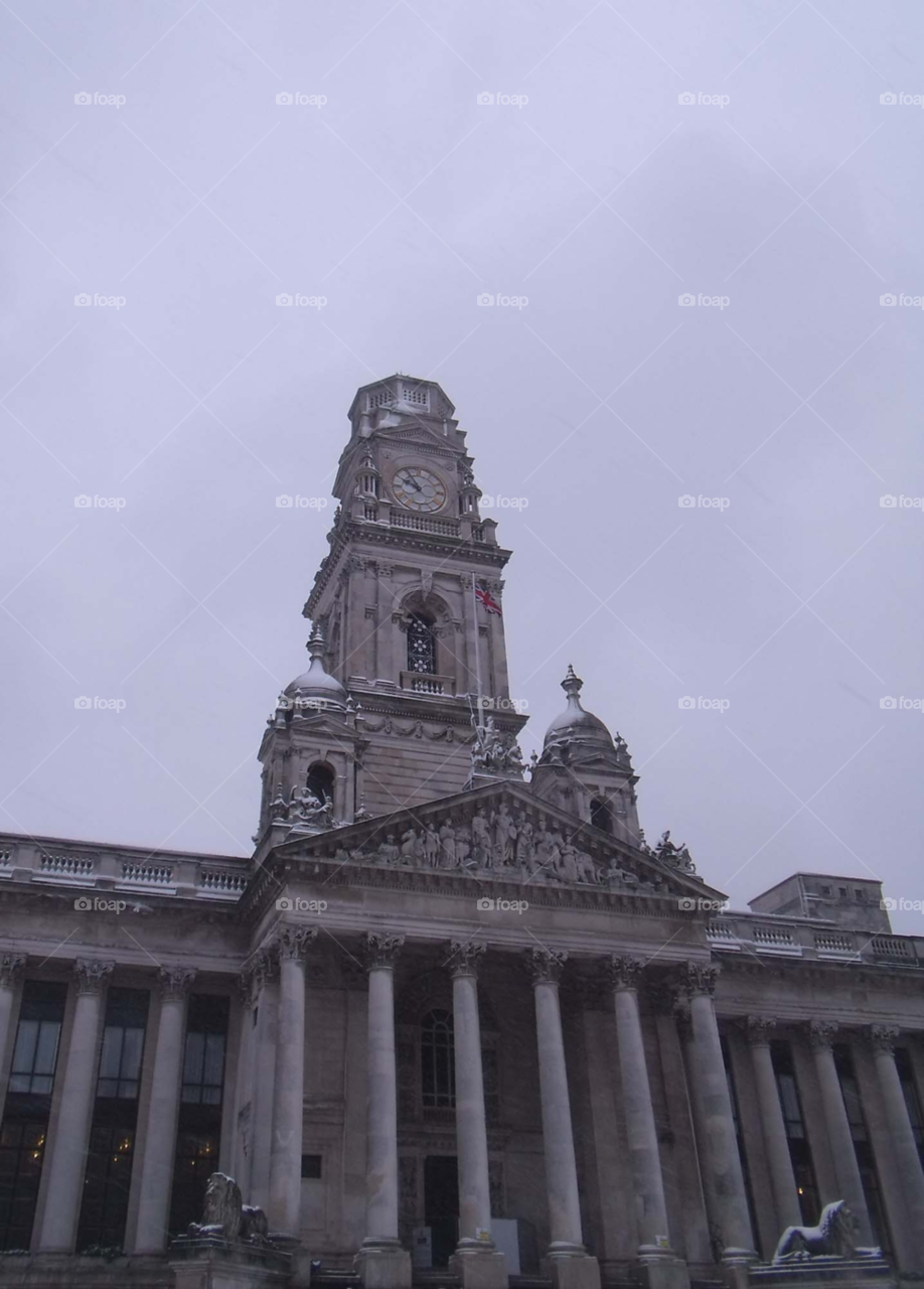 snow portsmouth guildhall portsmouth clouds by pmr691111