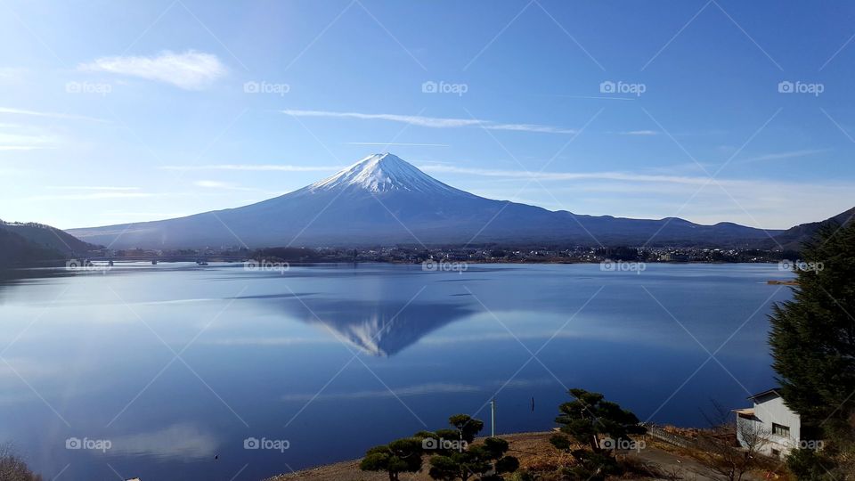 Beautiful shot of Mount Fuji