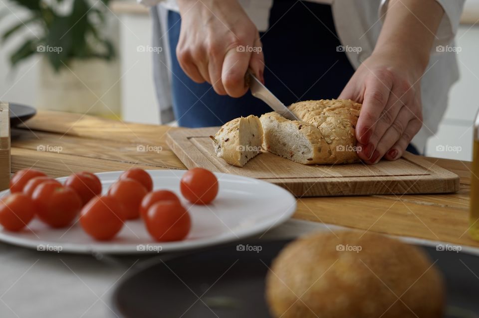 Cooking at home 