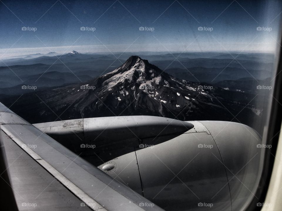 Plane View. Window Seat