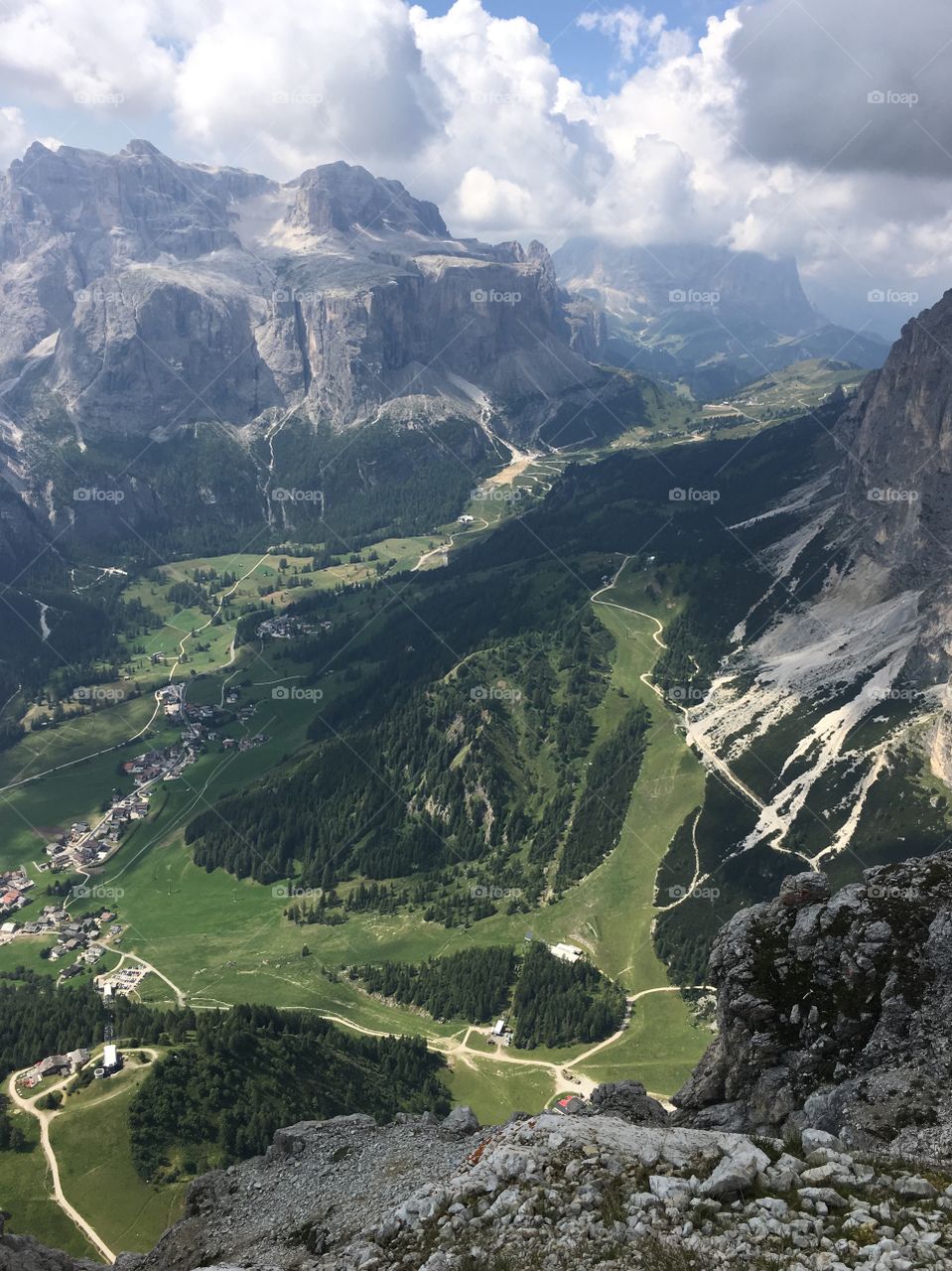 Colfosco’s view from the top - Sassongher, Italy 2018
