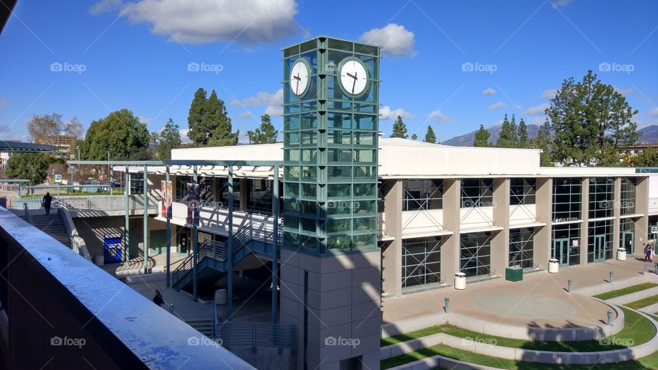 clock tower in campus