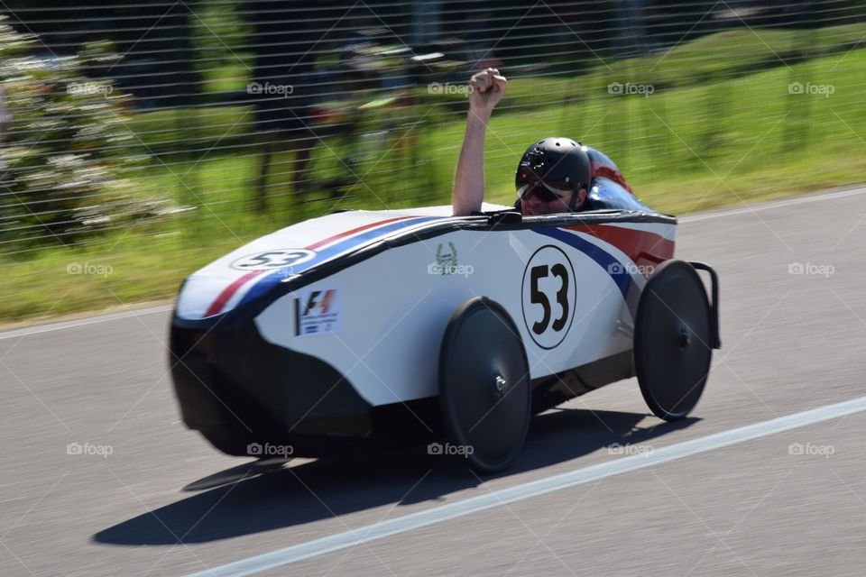 Formula one with pedals