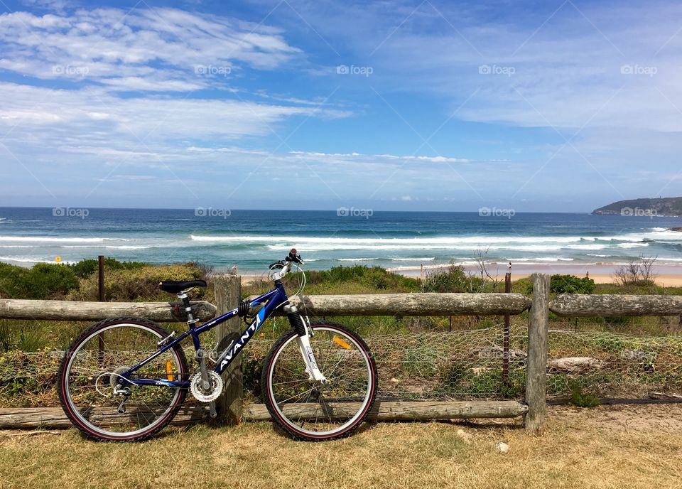 Bicycle by the Beach, Sydney, Australia 