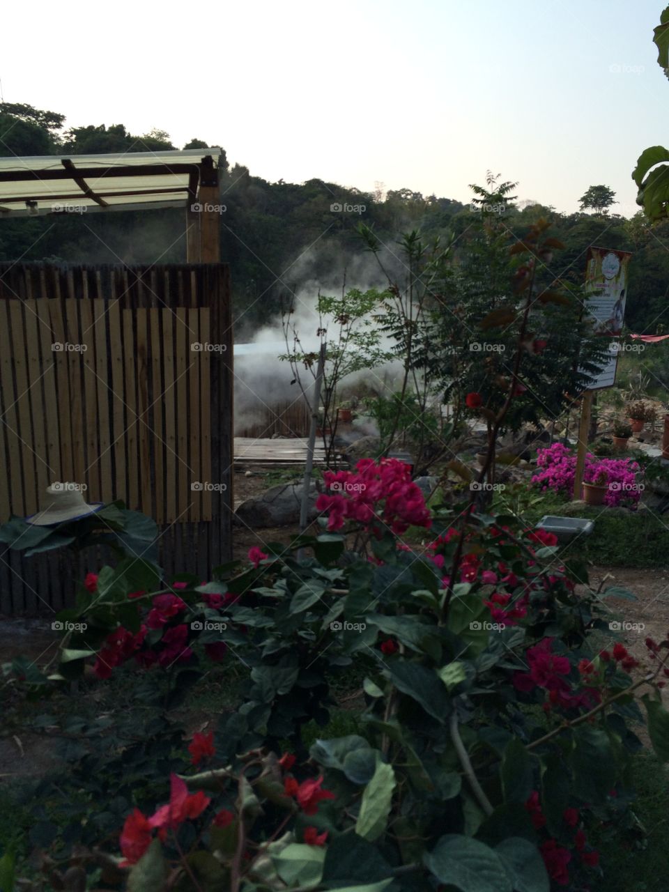 Hot springs . El Salvador 