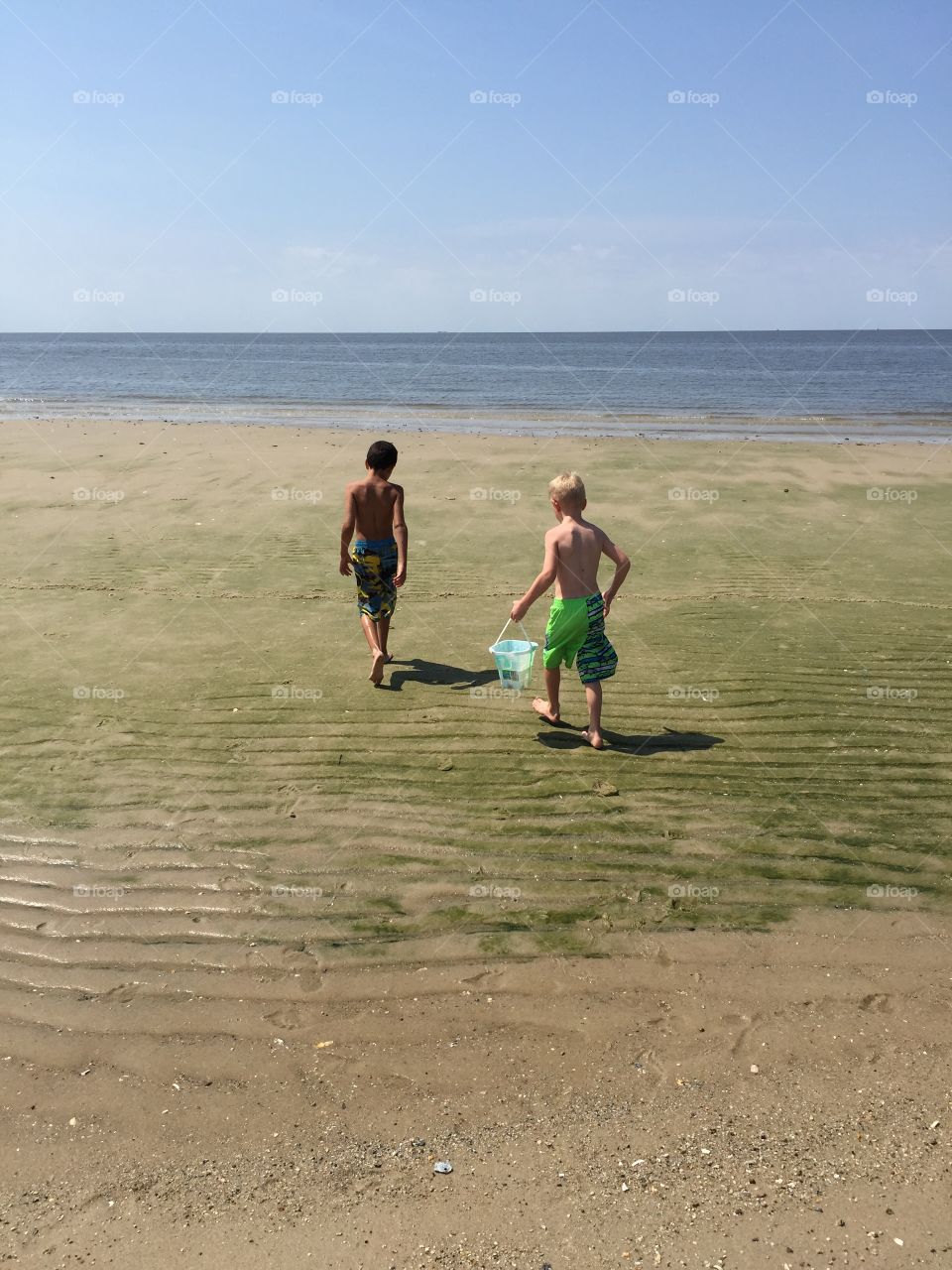 Boys on the beach