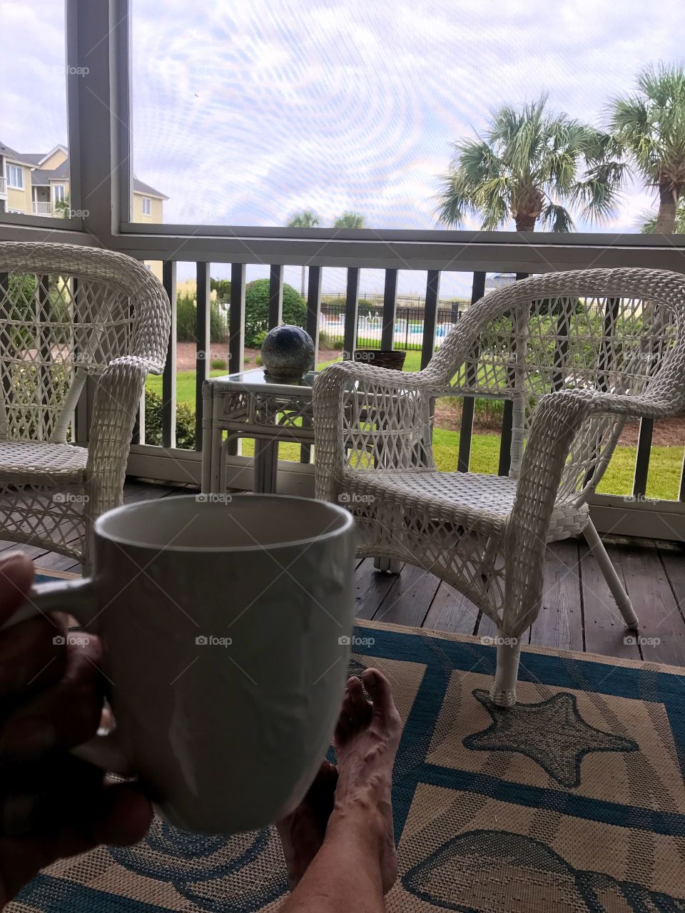 Coffee with a view 