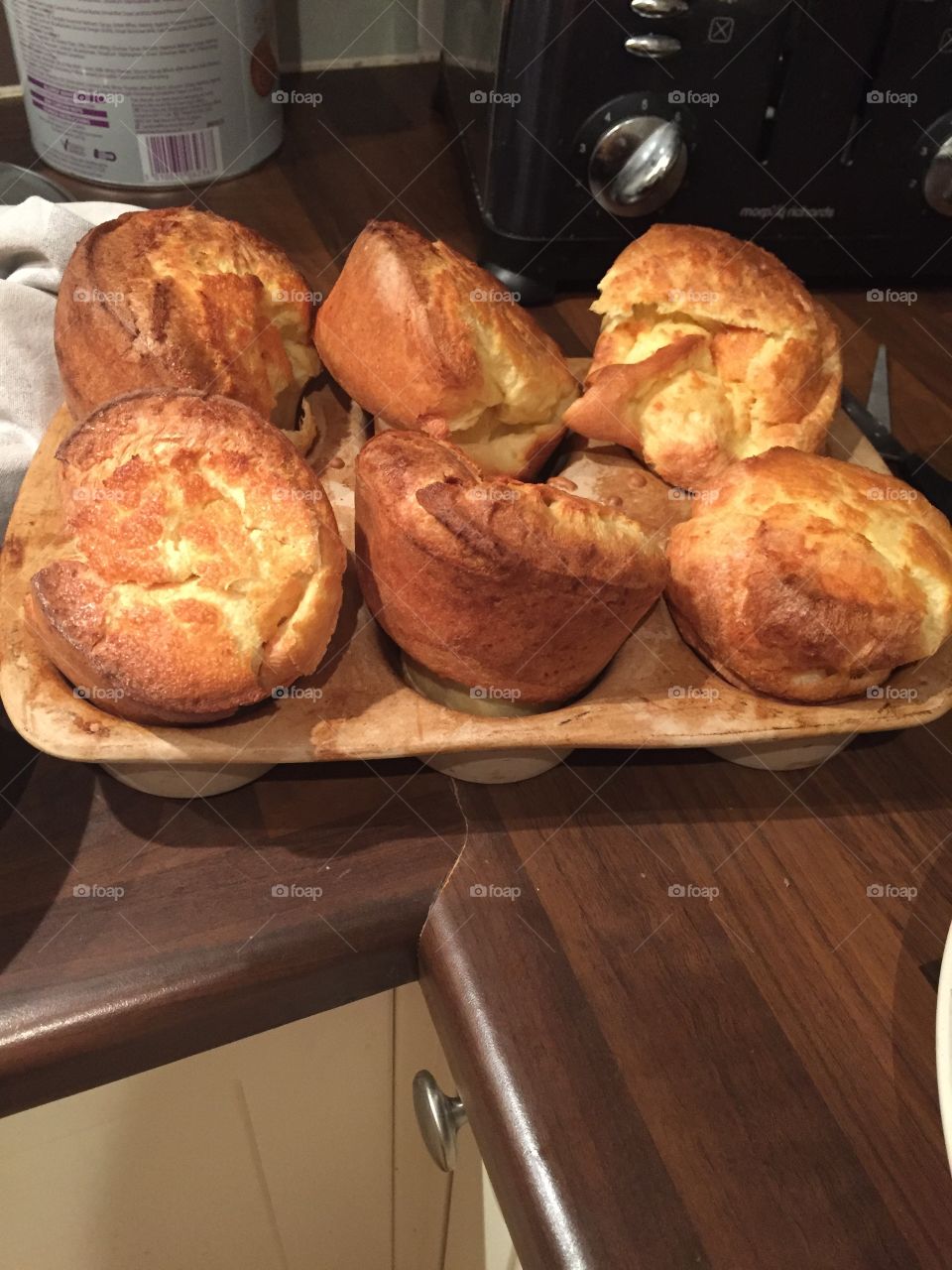Home made Yorkshire puddings