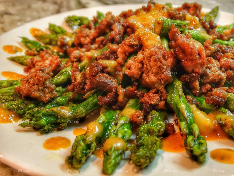 Asparagus And Sausage