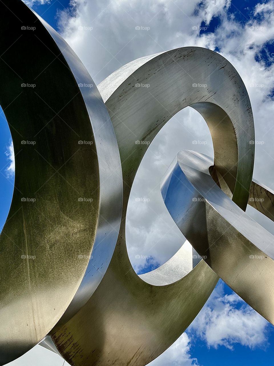 Circles Sculpture Up Close