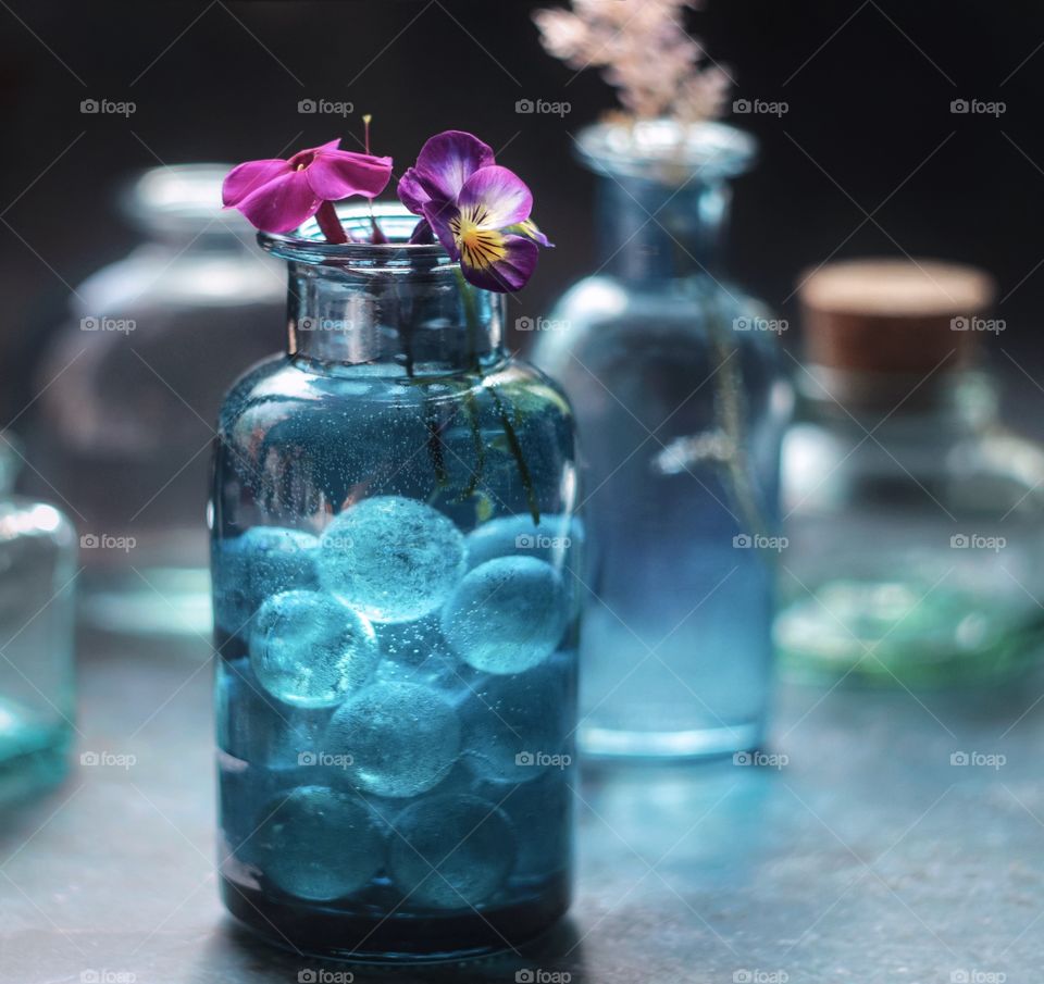 Glass bottles 