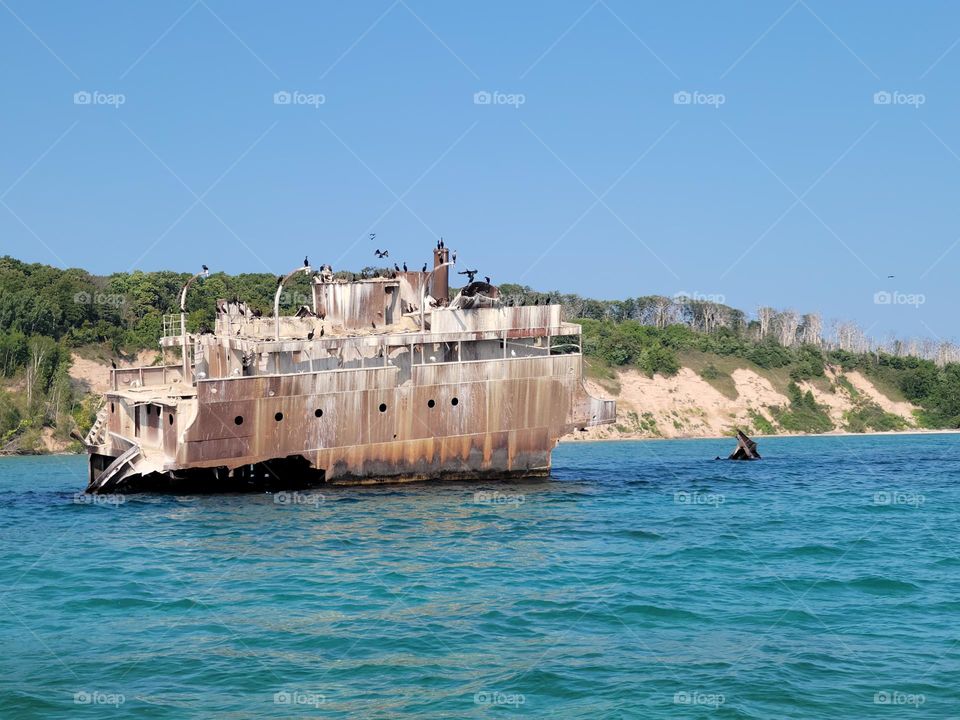 Remains of the Francisco Morazan