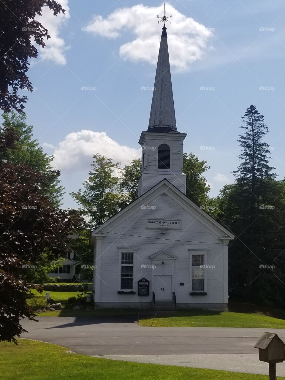 Rumfod Maine Congregational Church.