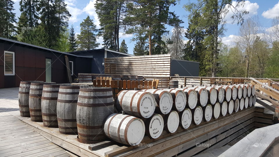 oak barrels