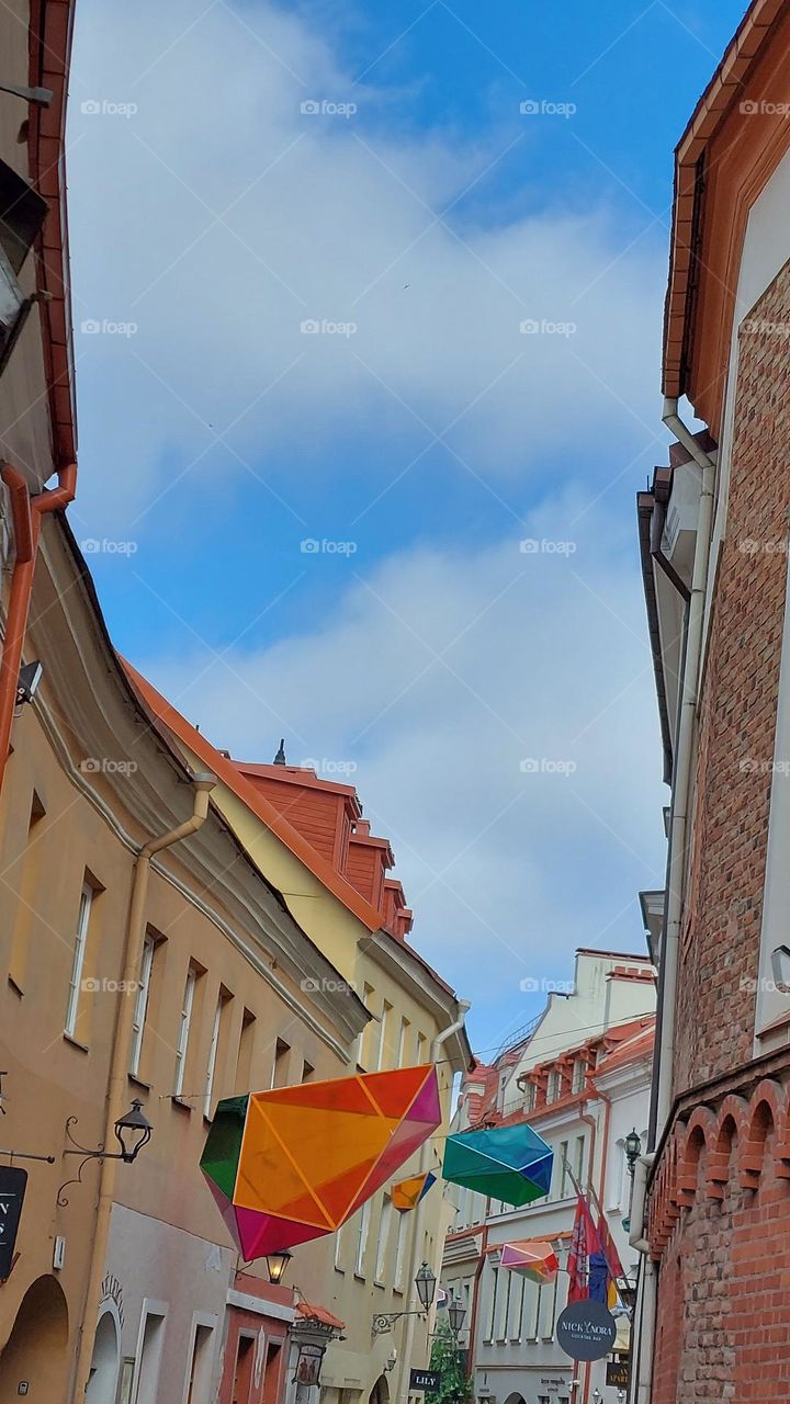 Sky of Vilnius Old Town