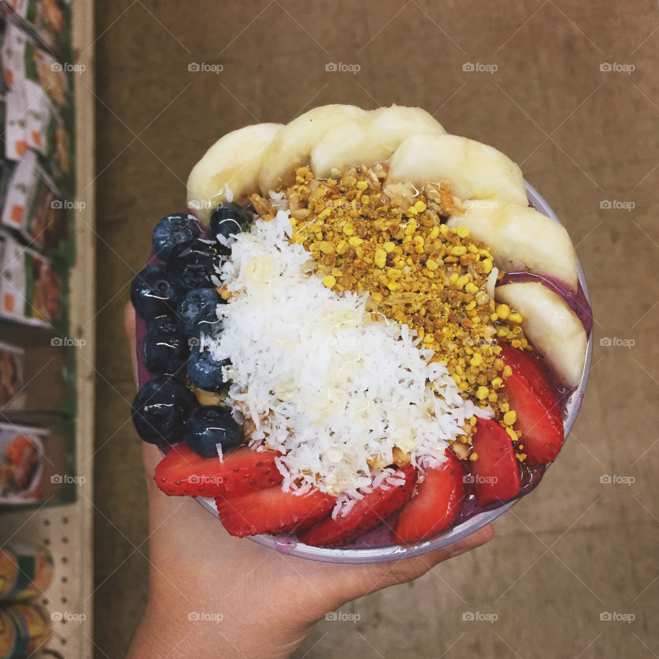Loaded Acai Bowl. Yesterday's eats, yum!