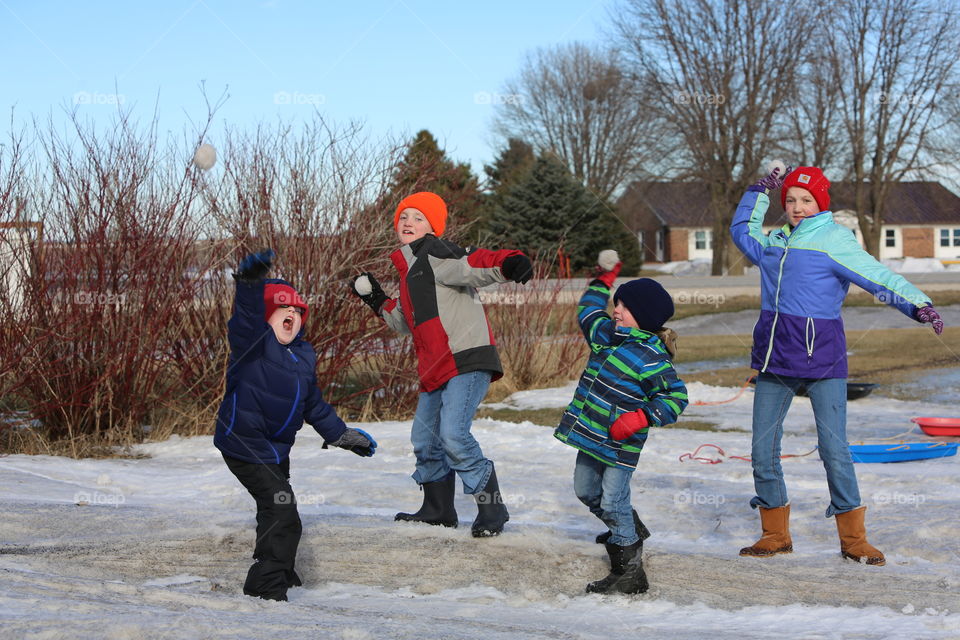 Snowball fight