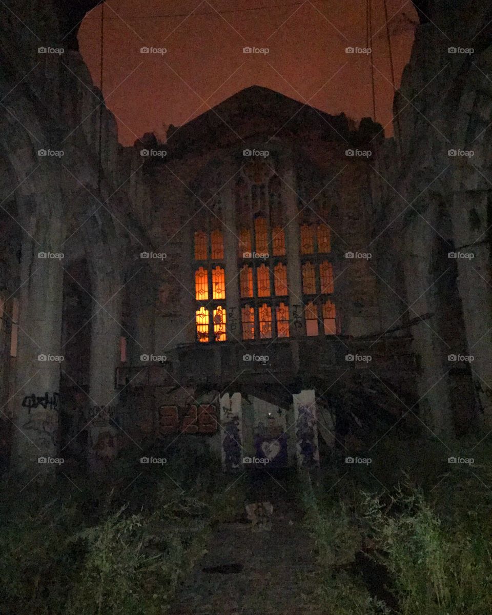 Abandoned church in Gary, IN