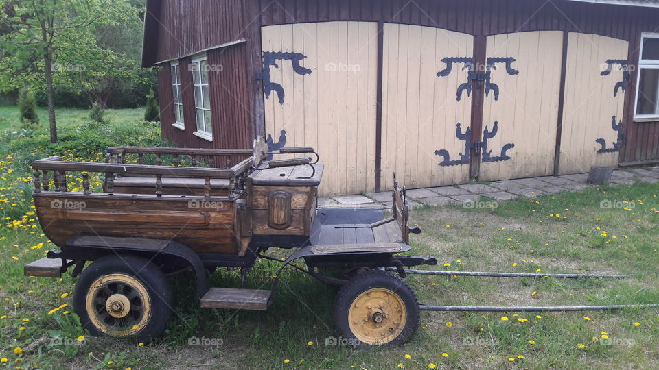 Antique carriage.