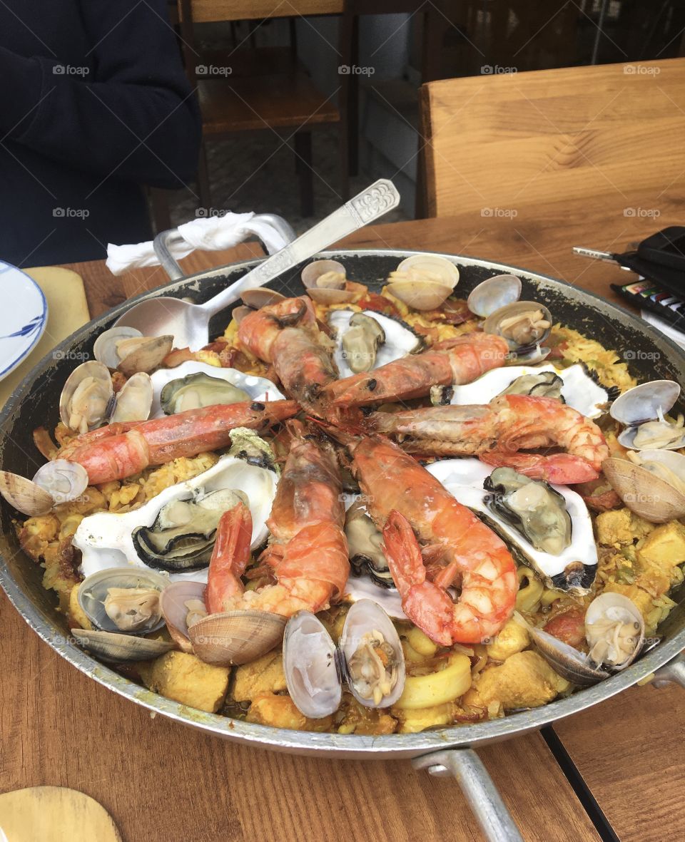 Paella from sea