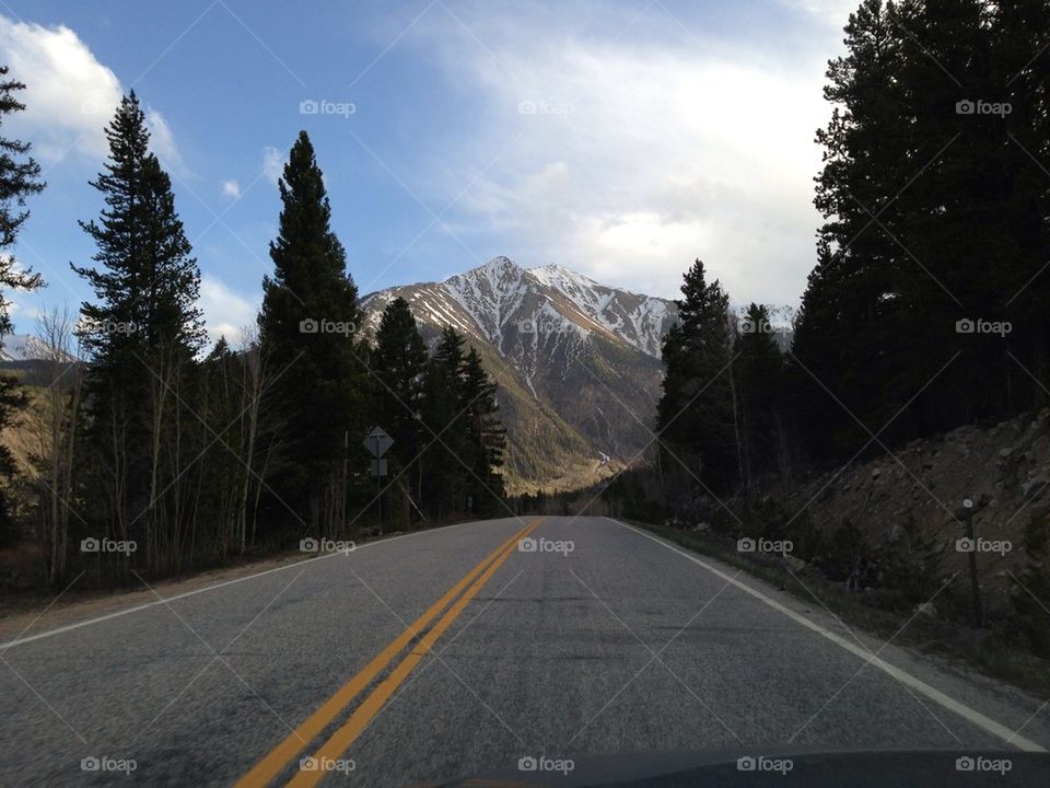 Colorado mountain road