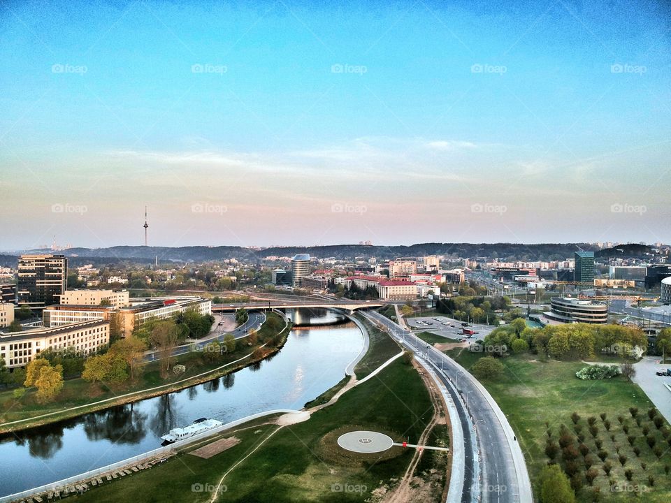 City from above.