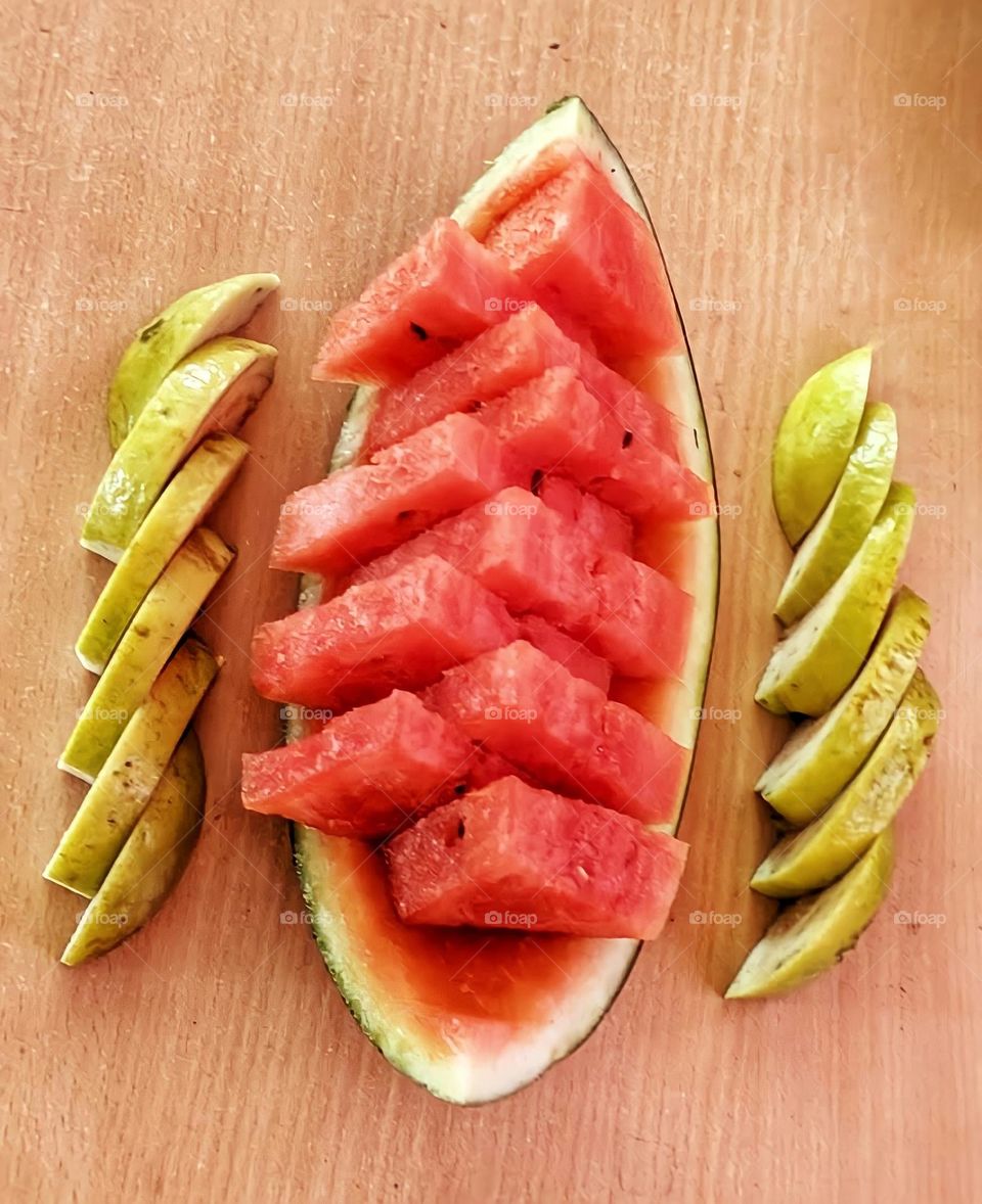 creativity with fruits...