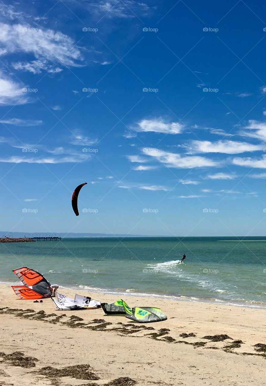 Kite boarding boarder south Australia 