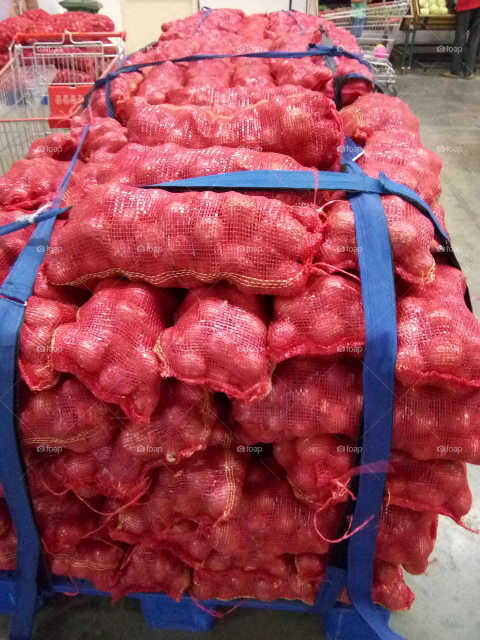 many bags of onions