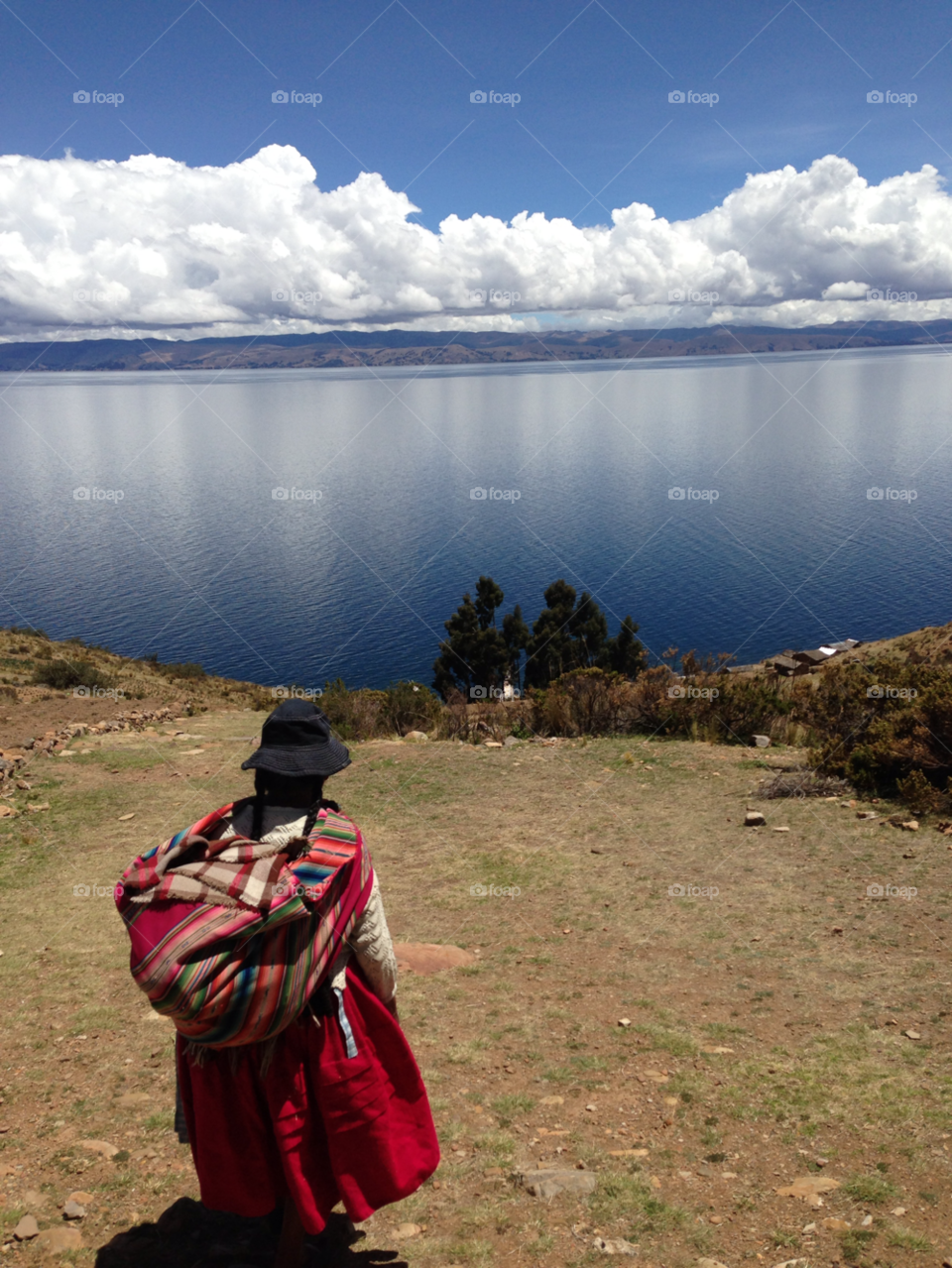 clouds bolivia lake titikaka inca ruins by PhilEdwardsUK