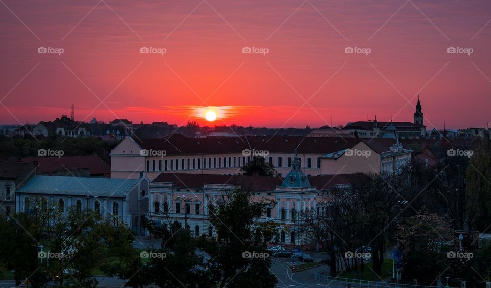 Sunset Romania 